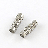 Tarnish Resistant Hollow Column 201 Stainless Steel Beads STAS-R075-21-1