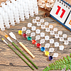 Plastic Empty Paint Cups with Lids DIY-PH0027-11-7