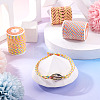 5 Rolls 5 Colors 4-Ply Polycotton Cord with Metallic Thread OCOR-TA0003-07-6