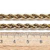 304 Stainless Steel Rope Chain Necklaces NJEW-P047-40-3