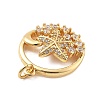 Brass Micro Pave Cubic Zirconia Pendants KK-L209-082G-2