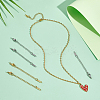 30Pcs 2 Colors 304 Stainless Steel Chain Extender FIND-UN0004-16-2