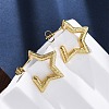 304 Stainless Steel Stud Earrings for Women EJEW-L296-032G-01-1