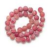 Natural Weathered Agate Bead Strands G-S237-4mm-09-2