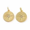 Brass Micro Pave Cubic Zirconia Pendants KK-E068-VF046-2
