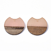 Resin & Walnut Wood Pendants RESI-T023-A-11E-2