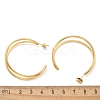 Ion Plating(IP) 304 Stainless Steel C-Shaped Stud Earrings for Women EJEW-M089-04G-5