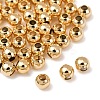 Brass Round Spacer Beads PALLOY-M029-03G-2