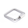 Non-Tarnish 304 Stainless Steel Screw Carabiner Lock Charms LS-STAS-K213-12P-2