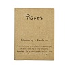 12 Constellation Theme Cardboard Jewelry Display Cards AJEW-TAC0003-10B-1