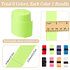 8 Bundles 8 Colors PU Leather Anti-slip Badminton Tennis Racket Grip Tape DIY-SP0005-45A-2