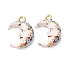 Printed Alloy Pendants AL-CBA7256-26G-01-1