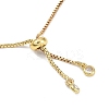 Rack Plating Brass Micro Pave Cubic Zirconia Silder Bracelets BJEW-P341-03G-3