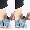 16Pcs 4 Colors Cat's Paw Print Alloy Button Pins for Jeans BUTT-GO0002-06-5