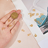20Pcs 2 Styles Brass Charms KK-HS0015-55-3