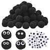 150Pcs Polyester Pom Pom Ball DIY-SC0031-33C-1