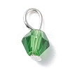 Faceted Glass Charms PALLOY-JF01126-2