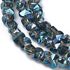 Electroplate Glass Beads Strands EGLA-L021-FR01-2