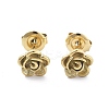 Ion Plating(IP) 304 Stainless Steel Stud Earrings EJEW-P300-01G-4