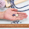 3 Strands 3 Style Natural Blue Spot Jasper Beads Strands G-YS0001-03-5