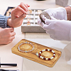Beech Wooden Jewelry Bracelet Finger Ring Diplay Holder Tray ODIS-WH0010-02J-02-4