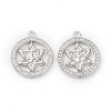 Alloy Rhinestone Pendants ALRI-O025-02P-1