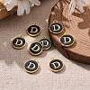Golden Plated Alloy Charms X-ENAM-S118-02D-5