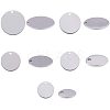 304 Stainless Steel Stamping Blank Tag Pendants STAS-PH0019-28P-1