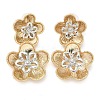 Alloy Stud Earrings EJEW-M092-02G-4