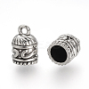 Tibetan Style Alloy Cord Ends LS-X-TIBE-Q075-02AS-LF-1