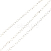 Rack Plating Brass Cable Chains CHC-M001-04S-1