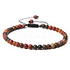 Adjustable Women's Dendritic Agate Beaded Bracelet CN3407-40-1