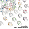 Transparent Acrylic Beads MACR-YW0003-91B-1