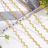 Filigree Corrugated Lace Ribbon OCOR-WH0080-08-5