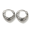 316 Surgical Stainless Steel Hoop Earrings for Women and Men EJEW-D096-20A-AS-1
