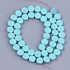 Spray Painted Non-magnetic Synthetic Hematite Beads Strands G-T116-24-08-2