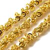 Rack Plating Brass Link Chains CHC-M027-03G-1