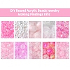 DIY Round Acrylic Beads Jewelry Making Findings Kits DIY-FS0007-05-2