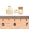 Brass Folding Crimp Ends KK-C163-07G-3