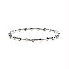 Classic 304 Stainless Steel Ball Chains Stretch Bracelets for Women SB9710-2-1