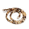 Gradient Color Electroplate Glass Bead Strands GLAA-E042-02-HR01-2