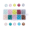 10 Colors Transparent Spray Painted Glass Beads DGLA-JP0001-11-1