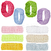 30Pcs 10 Colors Polyester Crochet Elastic Headbands OHAR-GF0001-33A-1