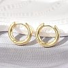 Rack Plating Brass Hinged Hoop Earrings for Women EJEW-E270-24G-1