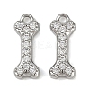 Brass Micro Pave Clear Cubic Zirconia Pendants LS-KK-L238-03P-1