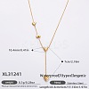 316L Surgical Stainless Steel Y Tassel Necklaces for Women FS-WGE9B28-14-1