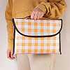 Portable Tartan Patern Non Woven Picnic Mat JX572A-01-5