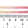 Gradient Color Baking Paint Glass Bead Strands DGLA-A039-T4mm-A02-5