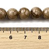 Natural Dyed Marble Beads Strands G-D315-A01-03-8mm-5