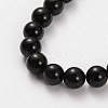 Natural Gemstone Obsidian Round Beads Strands G-O030-10mm-08-2